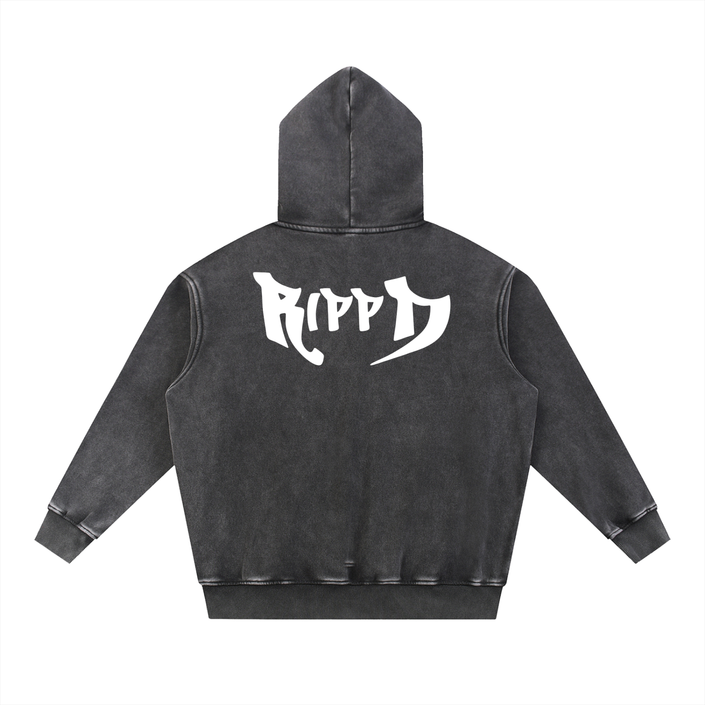 snow wash hoodie
