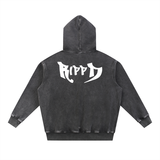 snow wash hoodie