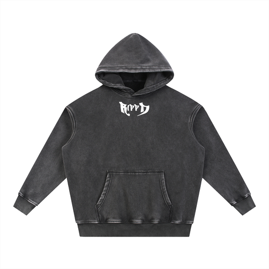 snow wash hoodie